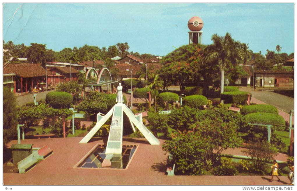 Corinto A Panoramic View Of The Park - Nicaragua