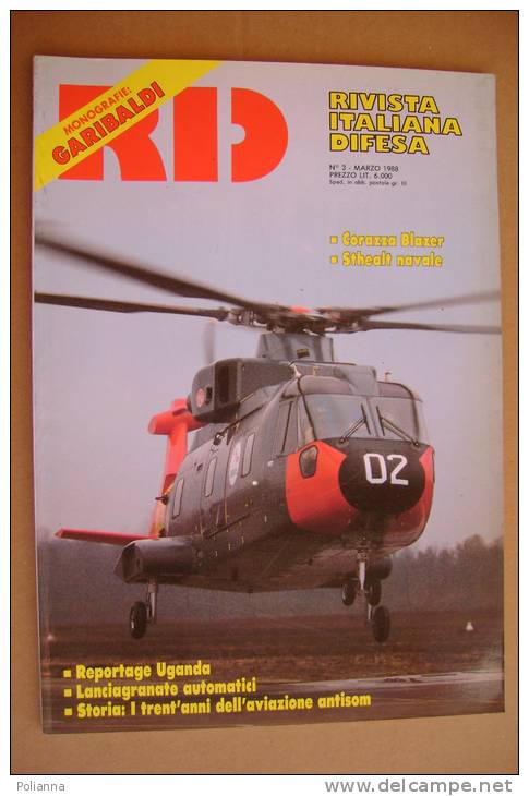 PAU/28 RID Rivista It. Difesa 1988/CORAZZA BLAZER/STHEALT NAVALE/UGANDA/LANCIAGRANATE AUTOMATICI/AVIAZIONE ANTISOM - Italienisch