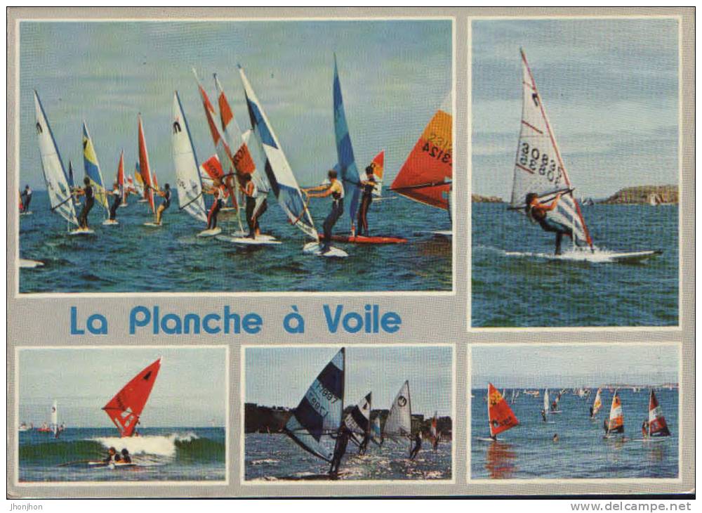 France-Postcard   - Regate De Planches A Voile(Sailing-boards Race;segelwettfahr) - Sailing