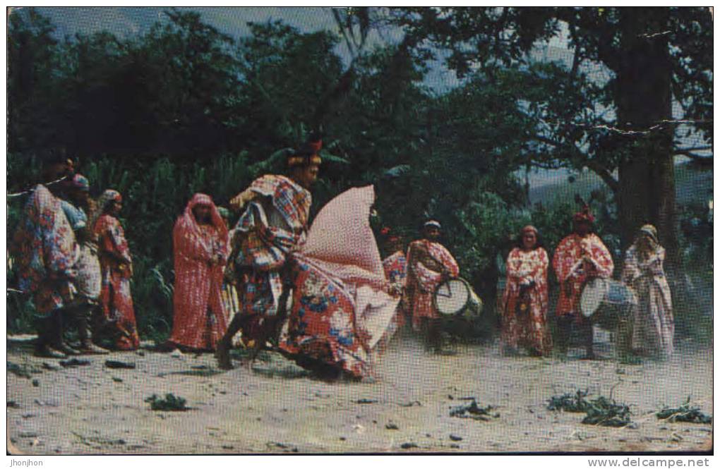 Venezuela-Postcard 1956- Goajiros-Dance Chychamaya( Baile De La Chychamaya) - Venezuela
