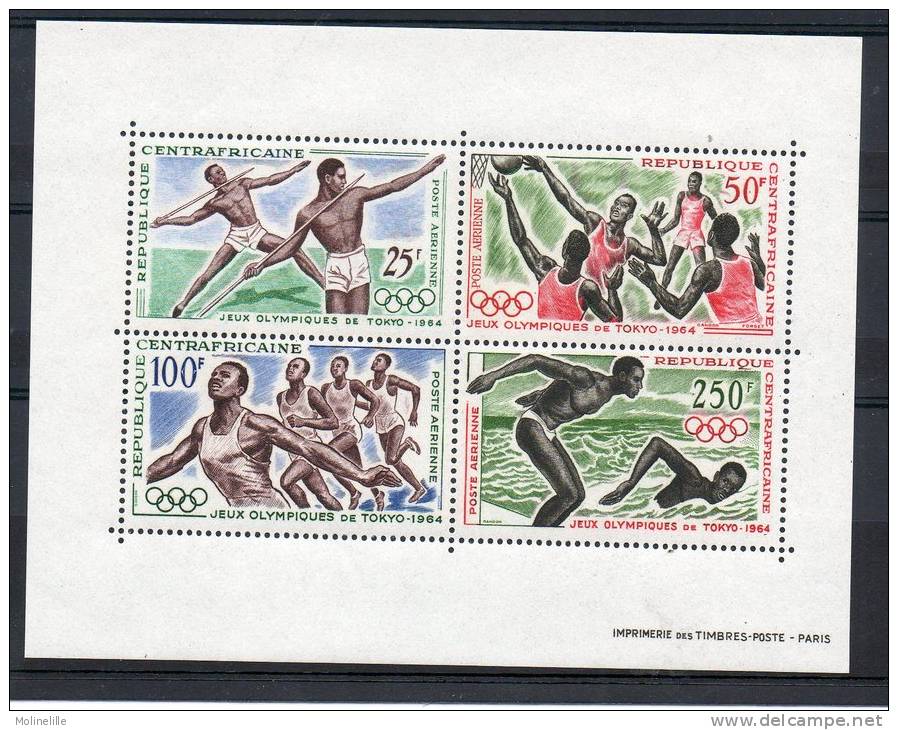 CAMEROUN BF N° 2 ** - SPORTS (javelot - Basket - Course Et Natation) Côte 15€ - Summer 1964: Tokyo