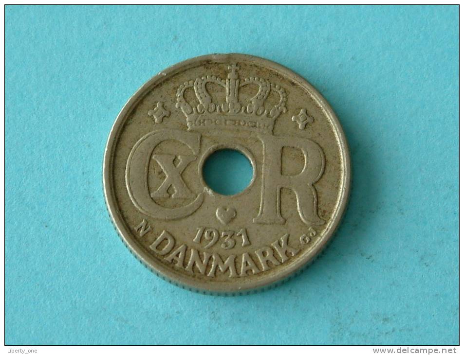 1931 - 10 ORE / KM 822.2 ( Uncleaned Coin / For Grade, Please See Photo ) !! - Danemark