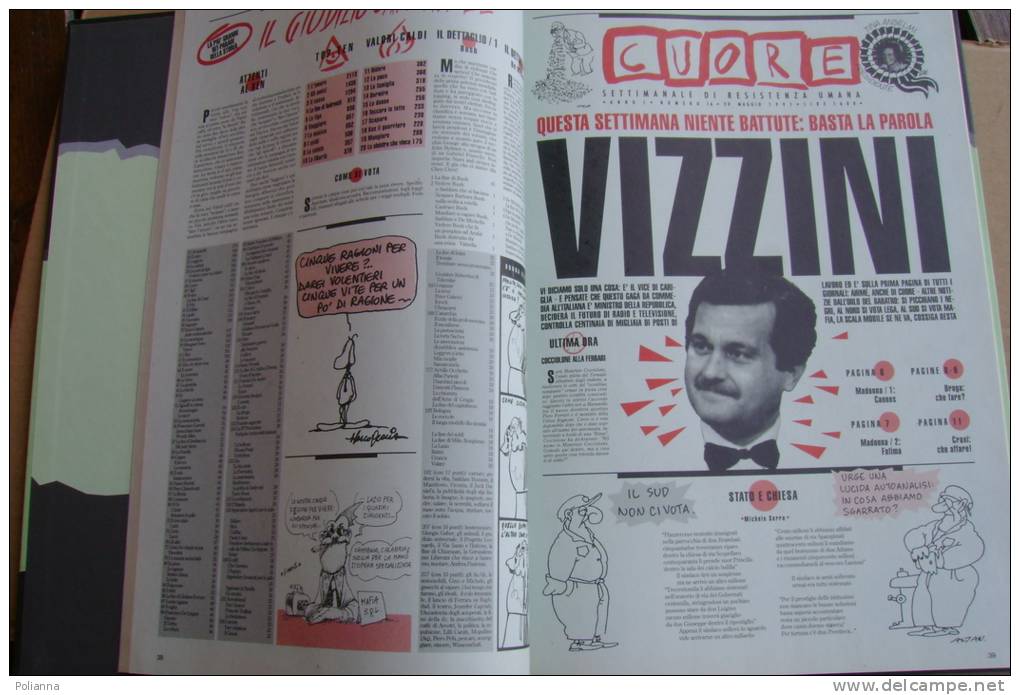 PAU/69 CUORE COMPACT 14-26/1991 Satira Politica Vincino - Société, Politique, économie