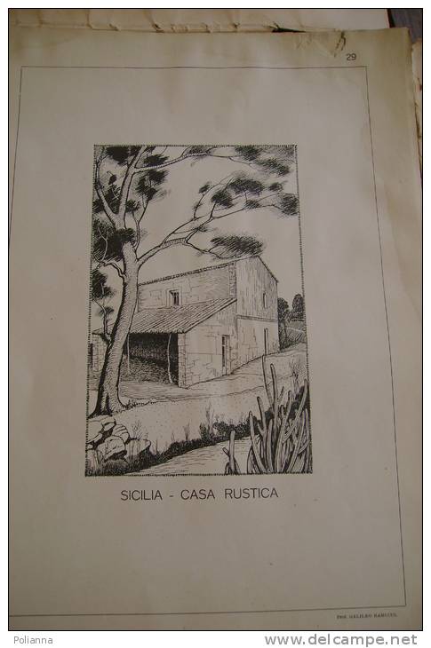 PAU/70 G.Barucci COSTRUZIONI RURALI Paravia 1942/Piemonte, Casetta Ove Nacque San Giovanni Bosco/Agro Pontino - Arte, Architettura