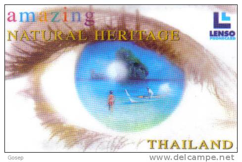 Thailand-amazing Natural Heritage-300baht-used Card+1 Card Prepiad Free - Thailand