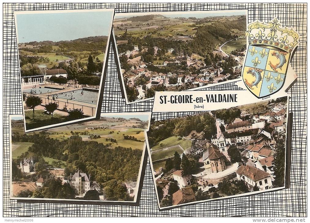 Isère - Saint Geoire En Valdaine , Vue Aérienne Multi Vues - Saint-Geoire-en-Valdaine