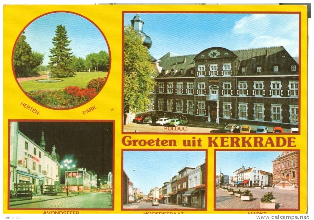 Holland, Netherlands, Groeten Uit Kerkrade, Greetings From Kerkrade 1980 Used Postcard [P6573] - Kerkrade