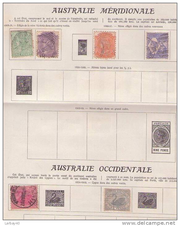 1 Lot     Timbres Ancien  Australie Nouvelle Gales Du Sud - Gebruikt