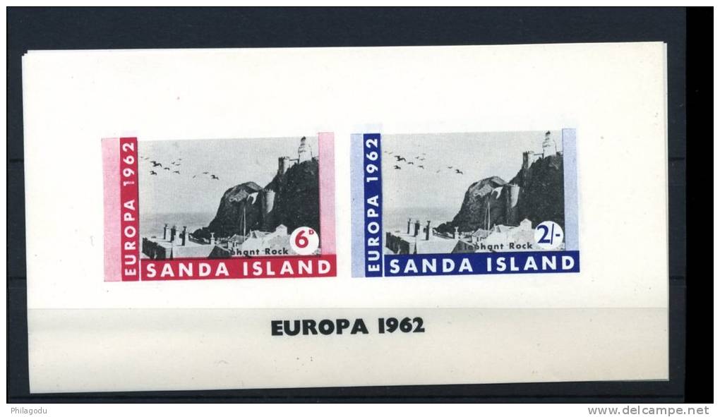 SANDA ISLAND  Bloc **  EUROPA 1962 - Ortsausgaben