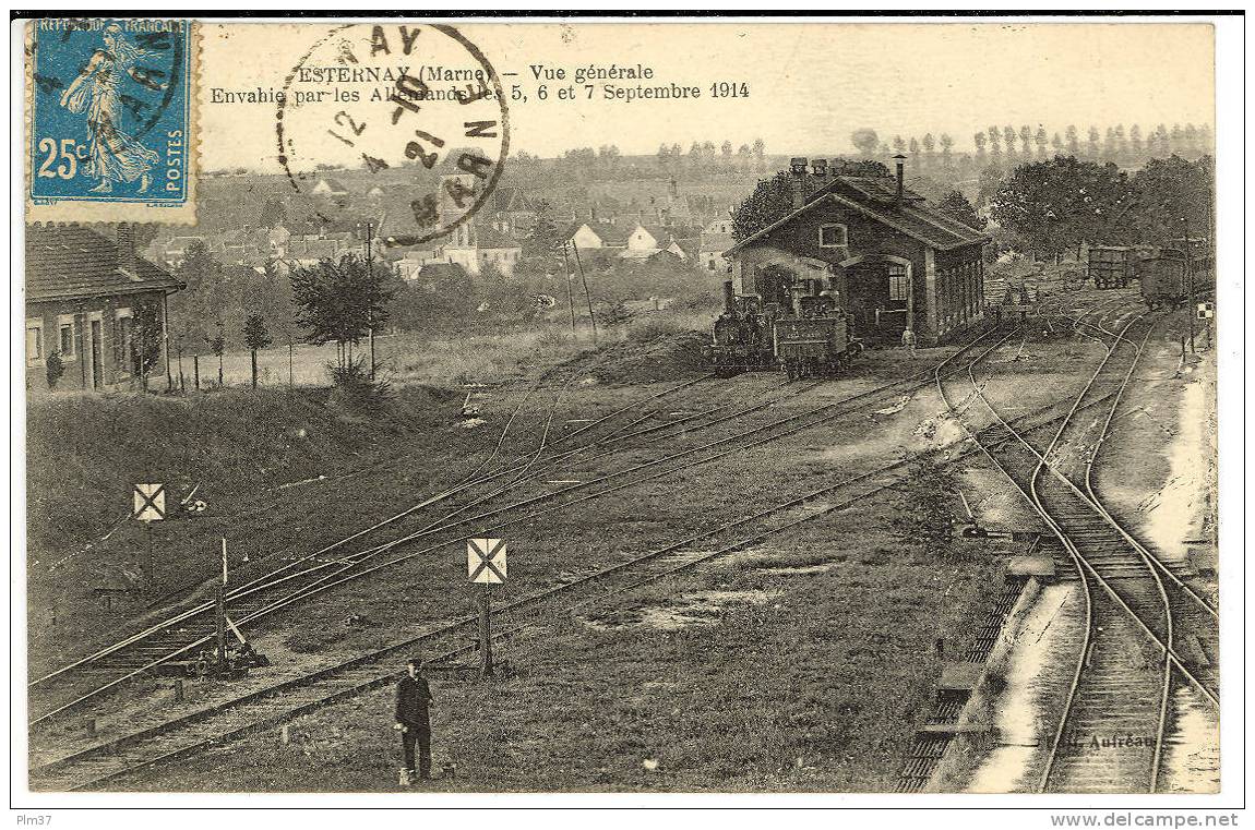 ESTERNAY - La Gare, Vue Intérieure - Esternay