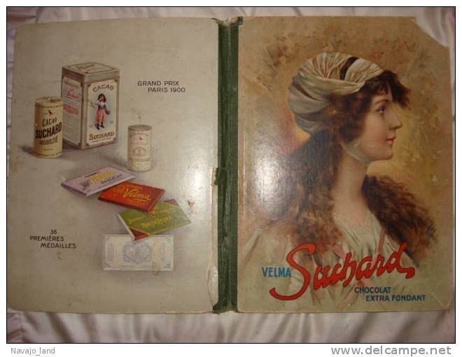 Ancien Carton Livre VELMA SUCHARD - Chocolat