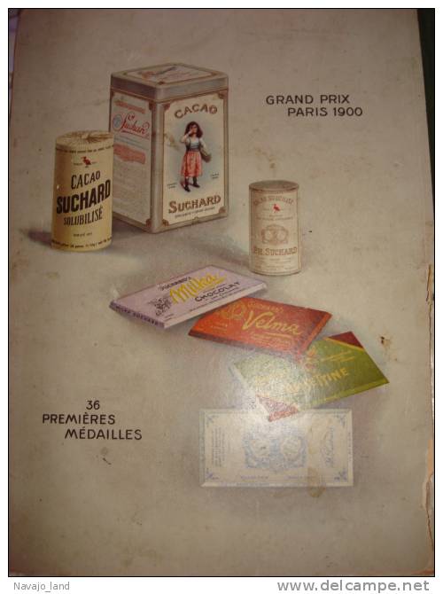 Ancien Carton Livre VELMA SUCHARD - Chocolat