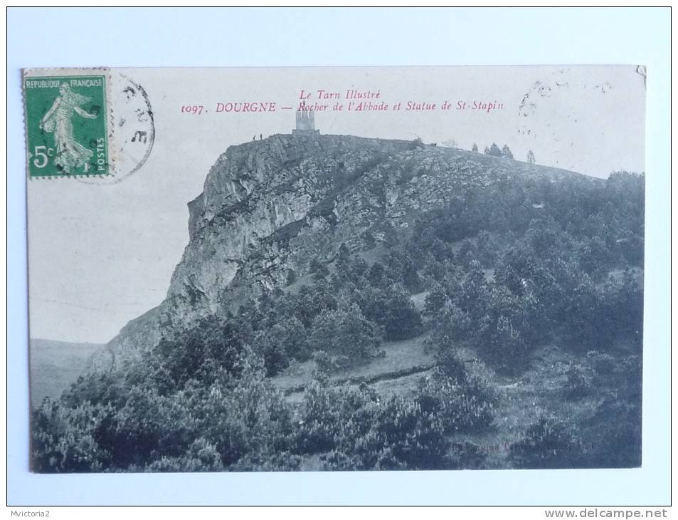 DOURGNE - Rocher De L'Abbade Et Statue De St STAPIN - Dourgne