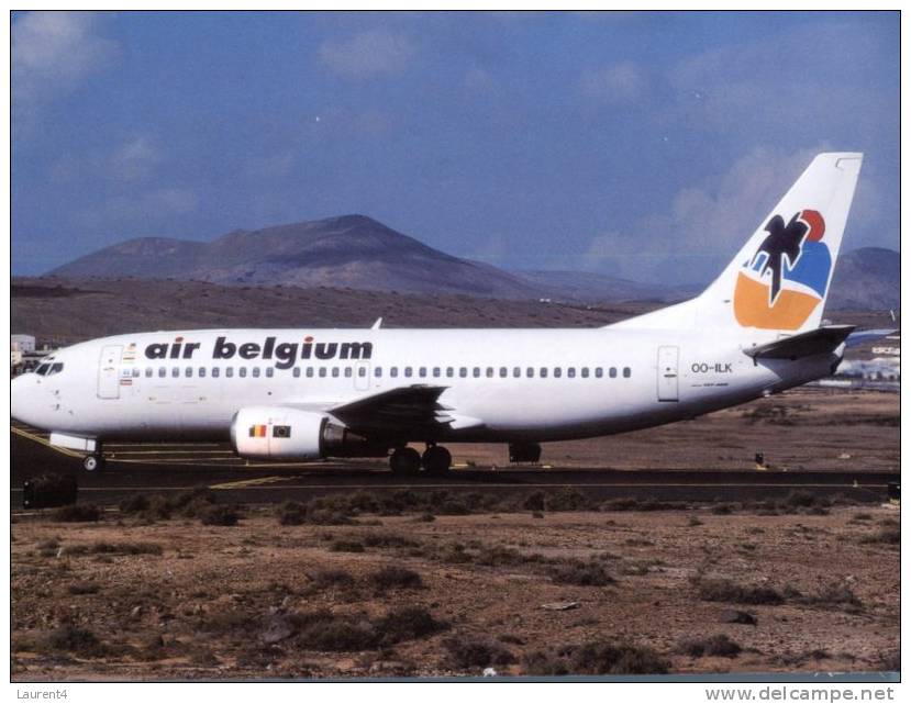 Aero (avi -32) - Avion - Airplane - B737-3Q8  - Air Belgium - 1946-....: Moderne