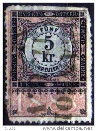 AUTRICHE  Kais Kon Osterr Stempef Marke (o) Fiscal (?) 1 - Revenue Stamps