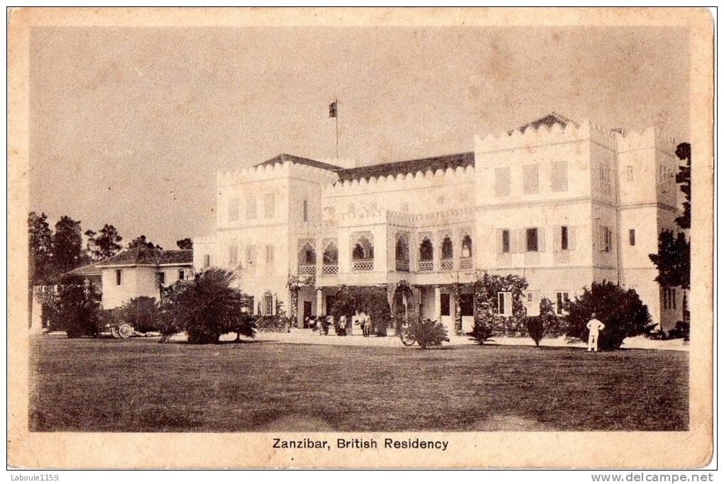 TANZANIE ZANZIBAR : "BRITISH RESIDENCY" - Tanzanía