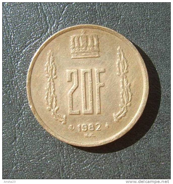 Luxembourg , 20 FRANCS 1982 - Luxembourg