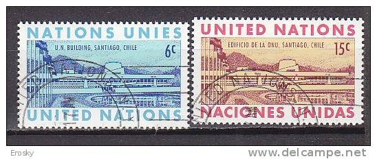 H0043 - ONU NEW YORK N°188/89 - Used Stamps