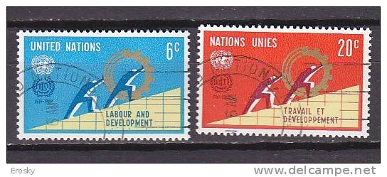 H0047 - ONU NEW YORK N°193/94 - Gebraucht