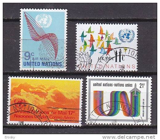 H0381 - ONU NEW YORK AERIENNE N°15/18 - Airmail