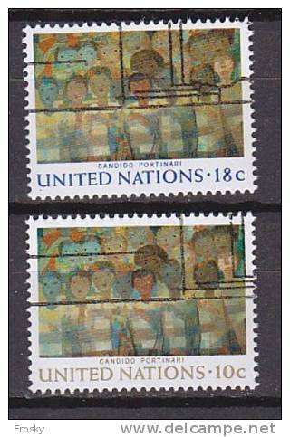 H0149 - ONU NEW YORK N°240/41 - Oblitérés