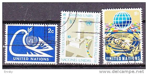 H0150 - ONU UNO NEW YORK N°242/44 - Used Stamps