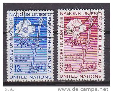 H0157 - ONU UNO NEW YORK N°257/58 - Used Stamps