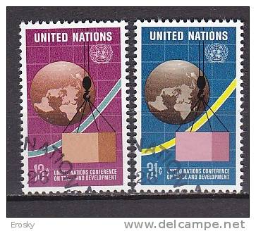 H0160 - ONU UNO NEW YORK N°265/66 - Gebraucht