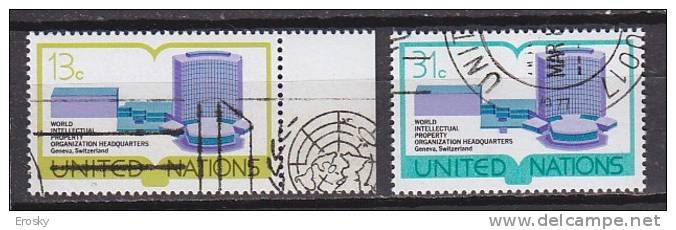 H0165 - ONU UNO NEW YORK N°273/74 - Oblitérés