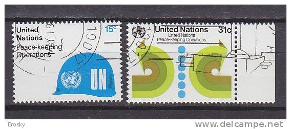 H0242 - ONU UNO NEW YORK N°312/13 - Gebruikt