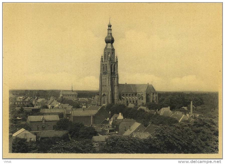 Hoogstraten : Panorama //edit. Circuits Auto De Sté Chemin De Fer Belge  Carte NELS  ( Grand  Format ) - Hoogstraten