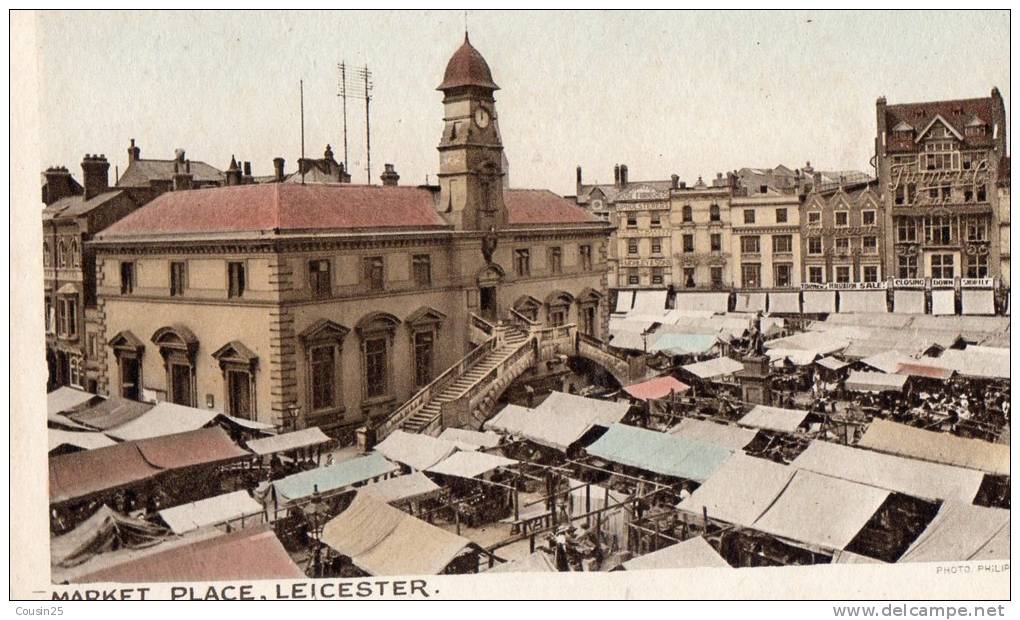 ANGLETERRE - Market Place - LEICESTER - Leicester