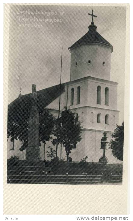 Lithuania Curch Baznycia  Siesiku   Bazn.  Ukmerges  Rajonas - Lithuania