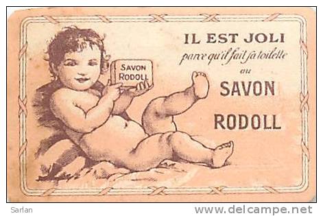 CARTE PARFUMEE , Savon RODOLL , * 126 29 - Modernes (à Partir De 1961)