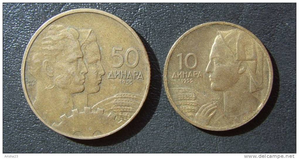 Yugoslavia, 50 DINARA 1955 - 10 DINARA 1955 - Yougoslavie
