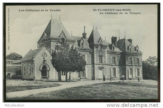 85 SAINT FLORENT DES BOIS /         Château De La Vergne    / - Saint Florent Des Bois