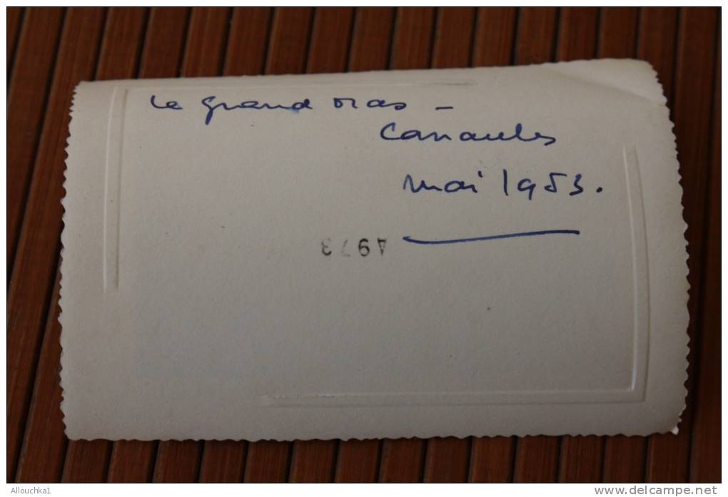 PHOTOGRAPHIE DE SCOUTS SCOUTISME éclaireur SCOUTING JAMBOREE MAI  1953 Scout LE GRAND MAS à Canaules Gard 30 - Autres & Non Classés