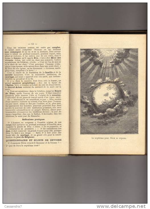 Abbé Jaud - Histoire Sainte - En Leçons Et En Images Des Cathéchismes Et Des Ecoles- Ressemble Au Tétragramme Page 13 - Religion