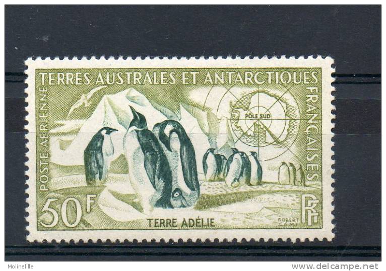 T.A.A.F PA N° 2 * (charnière Légère) - PINGOUINS Cote 60 € - Penguins