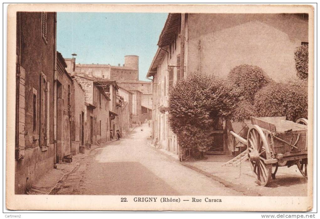 GRIGNY LA RUE CARACA 69 RHONE - Grigny