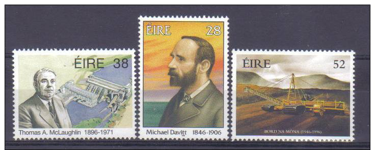 Ierland 1996 Anniversaries  955/957 *** - Neufs