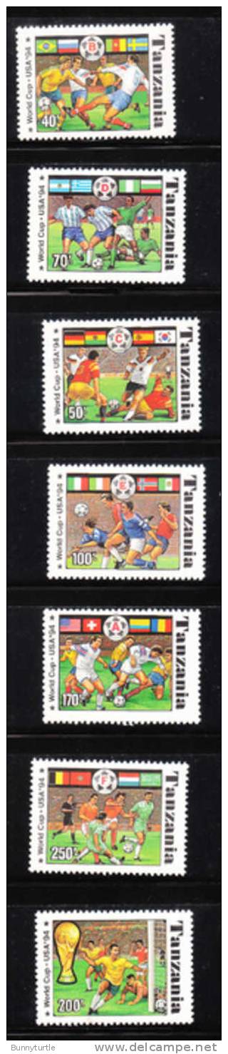 Tanzania 1994 World Cup Soccer Championships US MNH - 1994 – États-Unis