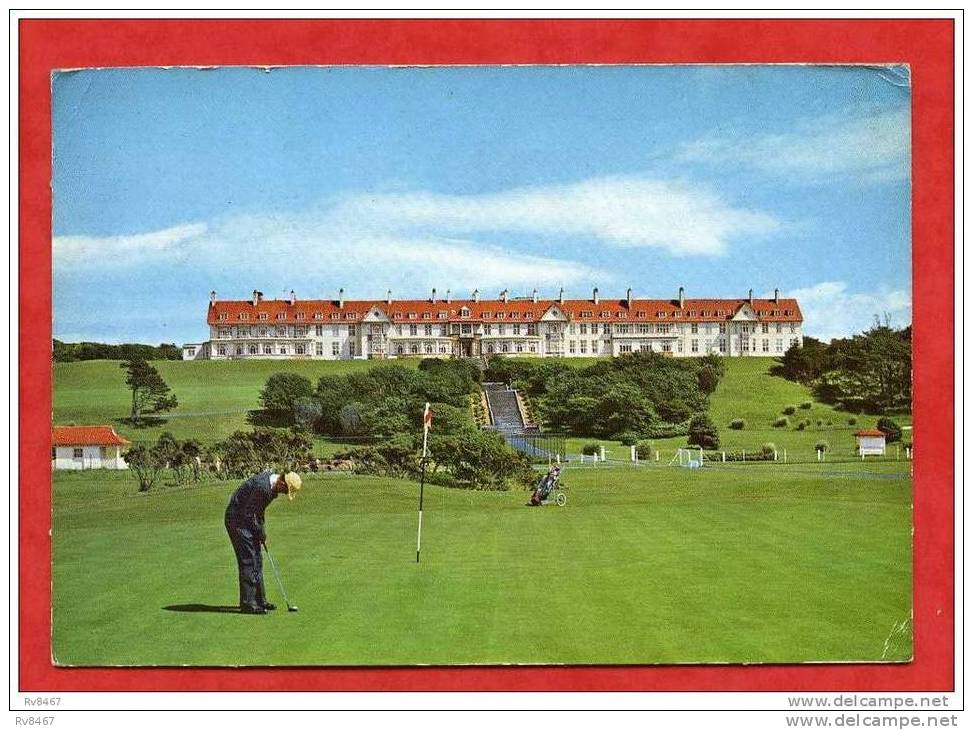 * TURNBERRY HOTEL FROM THE 18th GREEN AILSA GOLF COURSE-1964 - Ayrshire
