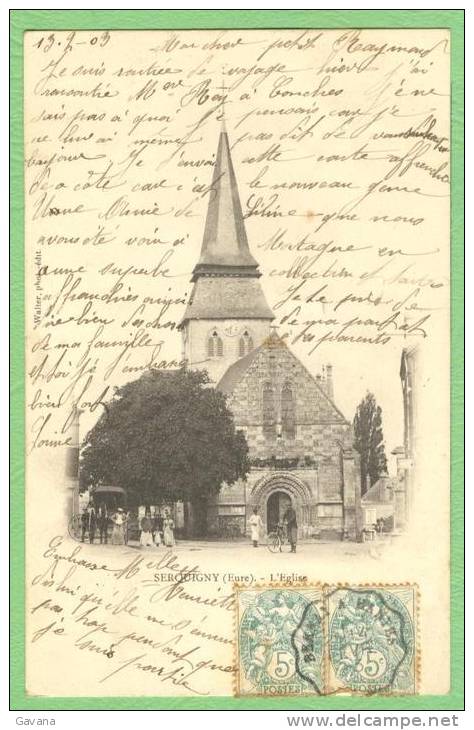 27 SERQUIGNY - L'église - Serquigny