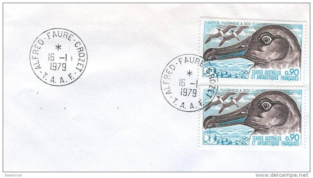 TAAF ENV ALFRED FAURE CROZET  16/1/1979 TIMBRES N° 72 - Ungebraucht