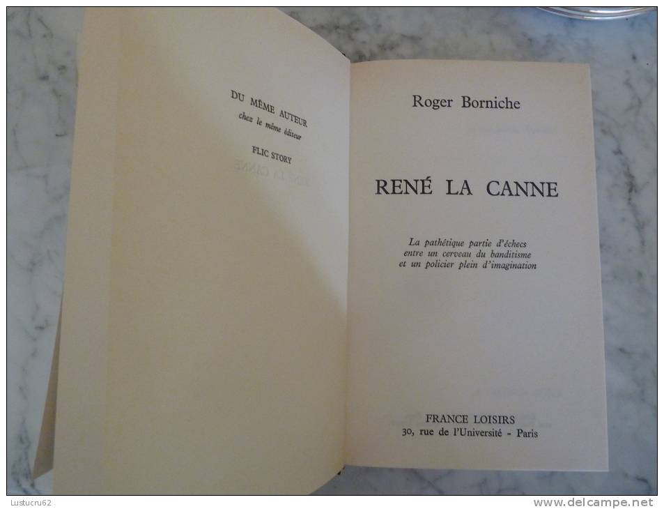 BORNICHE  Roger : RENE LA CANNE - - Arthème Fayard - Autres