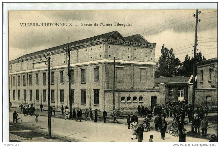 80 SOMME VILLERS BRETONNEUX SORTIE DE L USINE TIBERGHEIN - Villers Bretonneux