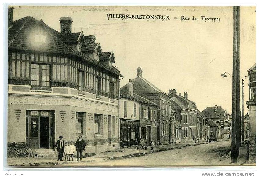 80 SOMME VILLERS BRETONNEUX RUE DES TAVERNES - Villers Bretonneux