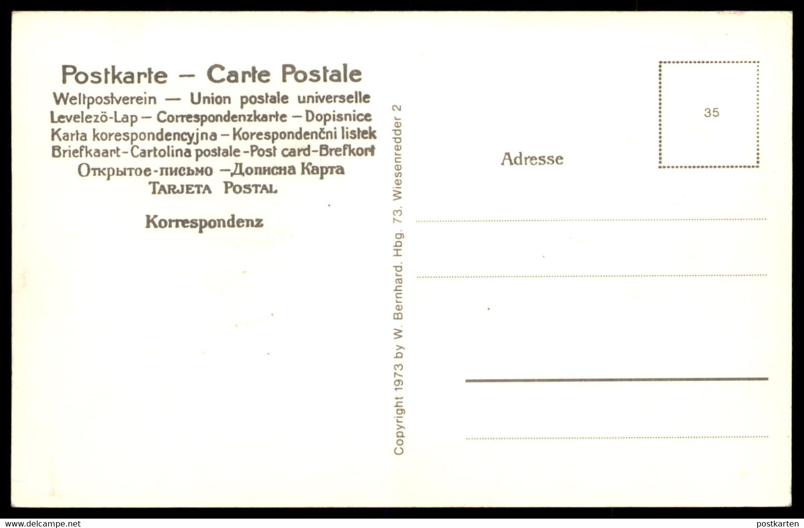 ÄLTERE POSTKARTE BOCHOLT NEUSTRASSE REPRO 1973 Neustraße Cpa Postcard AK Ansichtskarte - Bocholt