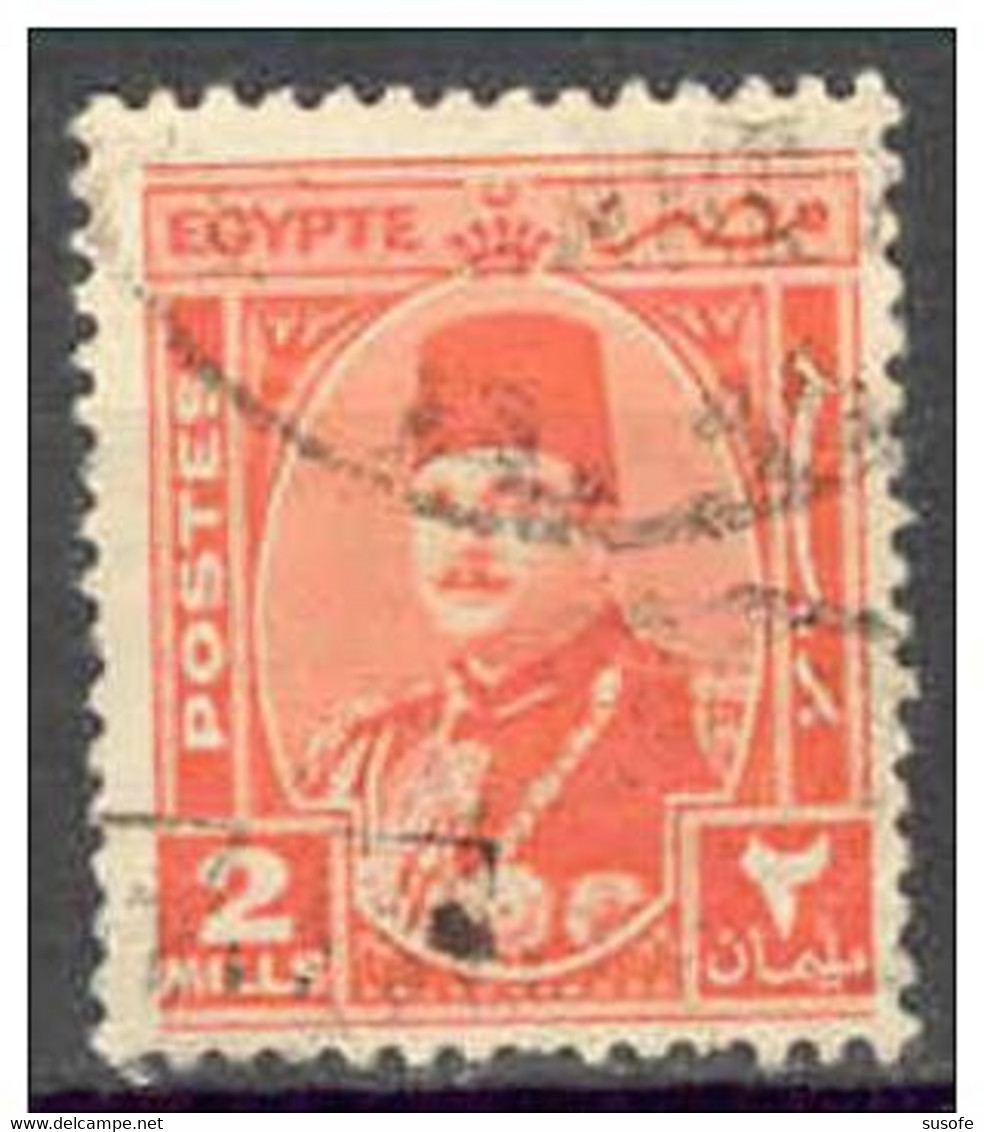 Egipto 1944 Scott 243 Sello º Personajes Rey Farouk (1920-1965) Michel 269 Yvert 224 Egypt Stamps Timbre Égypte - Gebruikt